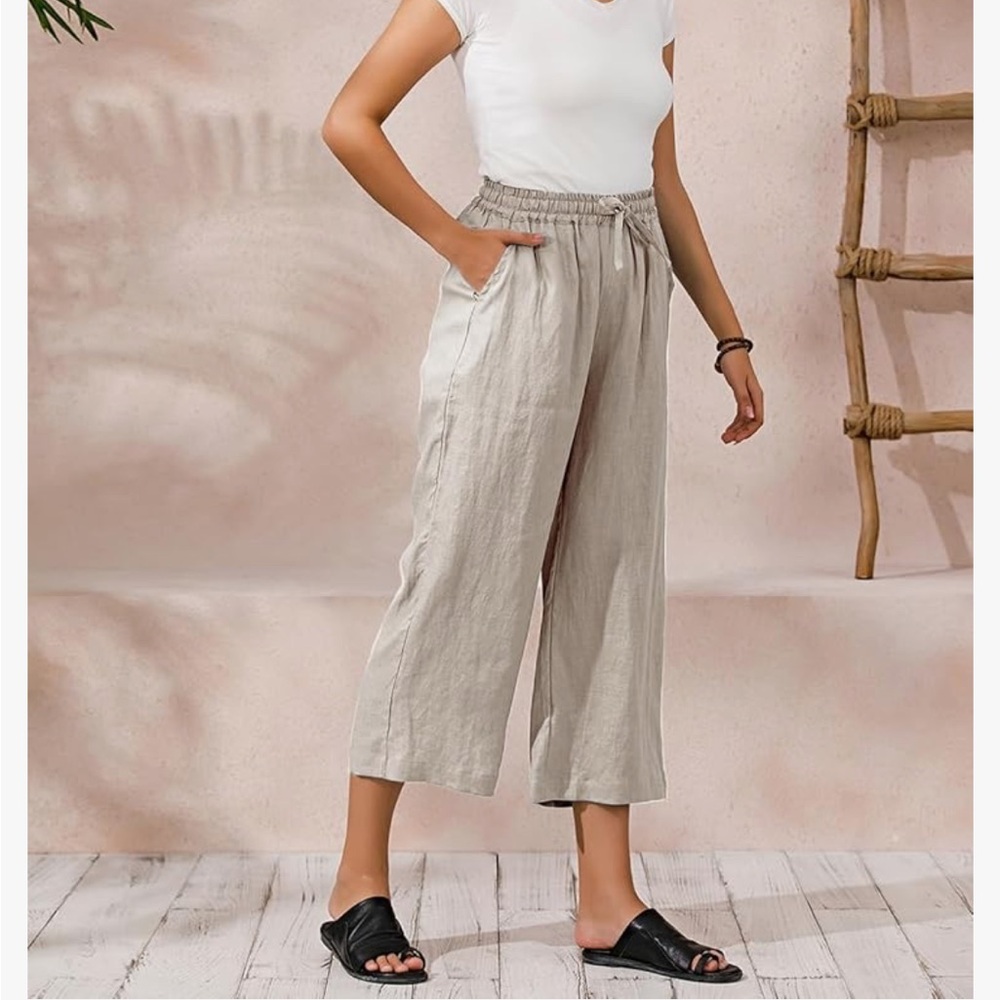 New Ecupper Women's Casual Loose Pants Size Large